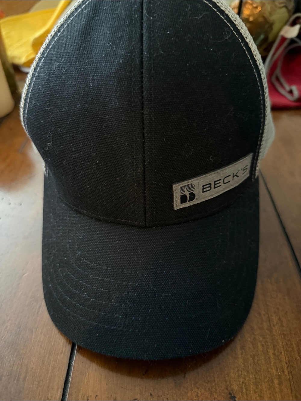 Beck's Black Trucker Hat